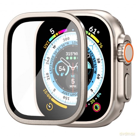 SZKŁO HARTOWANE SPIGEN GLAS.TR SLIM PRO APPLE WATCH ULTRA (49 MM) TITANIUM
