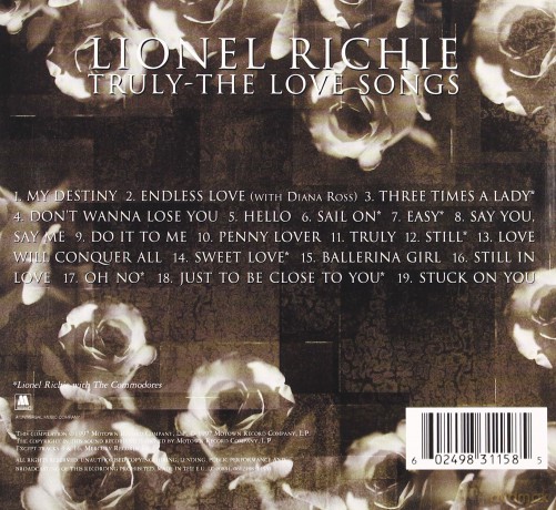 Lionel Richie: Truly - The Love Songs (slidepack) [CD]