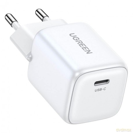 Szybka ładowarka sieciowa GaN USB C 30W PD Ugreen Nexode Mini - biała
