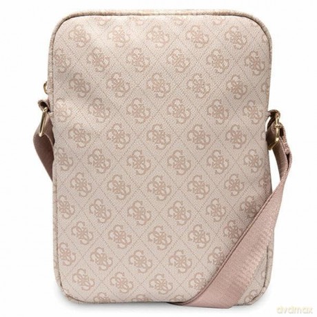 Torba Guess 4G Stripes na tablet 10" - różowa