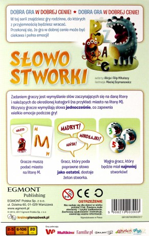 SłowoStworki. Gra - Alicja Miłuńska, Filip Miłuński [GRA]