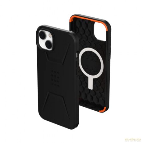 UAG Civilian - obudowa ochronna do iPhone 14 Plus kompatybilna z MagSafe (black)