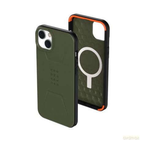 UAG Civilian - obudowa ochronna do iPhone 14 Plus kompatybilna z MagSafe (olive)