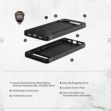 UAG Scout - obudowa ochronna do Google Pixel 7 5G (black)