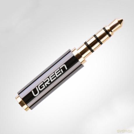 Ugreen adapter audio jack 3.5mm męski do jack 2.5mm żeński czarny (20502)