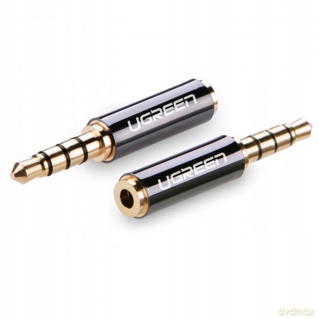 Ugreen adapter audio jack 3.5mm męski do jack 2.5mm żeński czarny (20502)