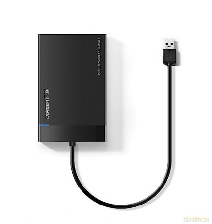 Ugreen adapter obudowa kieszeń na dysk SATA 2.5'' 5TB USB 3.0 czarny (US221)