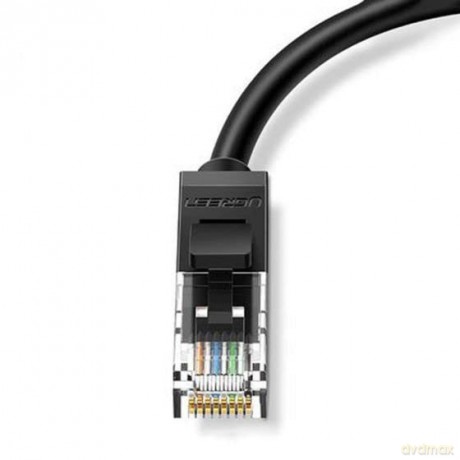 Ugreen kabel sieciowy internetowy LAN Ethernet U/UTP Cat. 6 1000Mb/s 15m czarny (NW102)