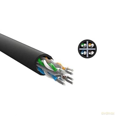 Ugreen kabel sieciowy internetowy LAN Ethernet U/UTP Cat. 6 1000Mb/s 15m czarny (NW102)