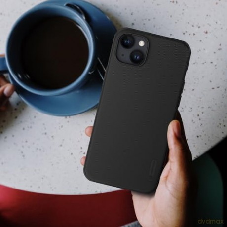 Wzmocnione etui do iPhone 15 Plus Nillkin Super Frosted Shield Pro - czarne