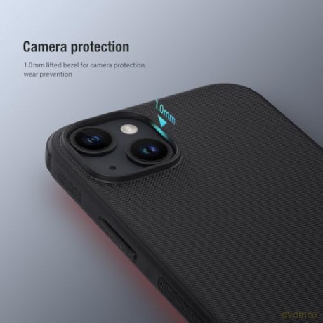 Wzmocnione etui do iPhone 15 Plus Nillkin Super Frosted Shield Pro - czarne
