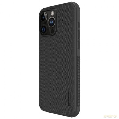 Wzmocnione etui do iPhone 15 Pro Max Nillkin Super Frosted Shield Pro - czarne