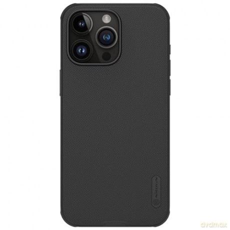 Wzmocnione etui do iPhone 15 Pro Max Nillkin Super Frosted Shield Pro - czarne