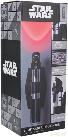 Star Wars Darth Vader Lightsaber light with sound (high: 25 cm) / lampka Gwiezdne Wojny - miecz świetlny Lorda Vadera z dźwiękiem (wysokość: 25 cm)