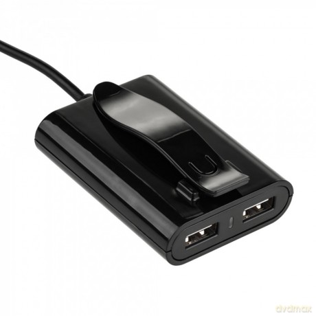 Akyga ładowarka samochodowa (12 V | 4 x USB | 9000 mA) AK-CH-10 czarna