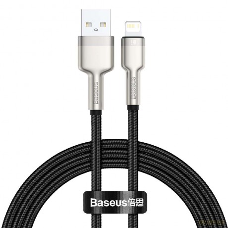 Baseus kabel Cafule Metal USB - Lightning 2,4A 1,0 m czarny