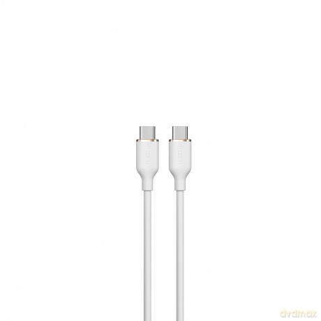 Devia kabel Jelly USB-C - USB-C 1,2 m 60W biały