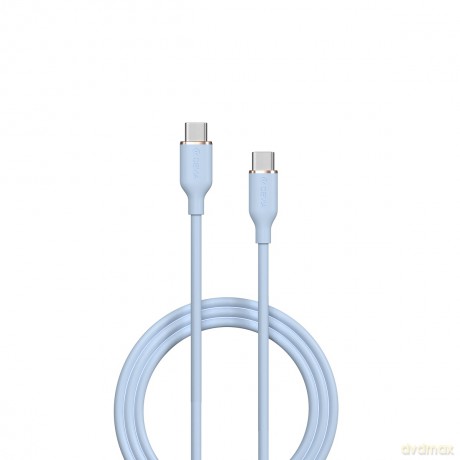 Devia kabel Jelly USB-C - USB-C 1,2 m 60W niebieski