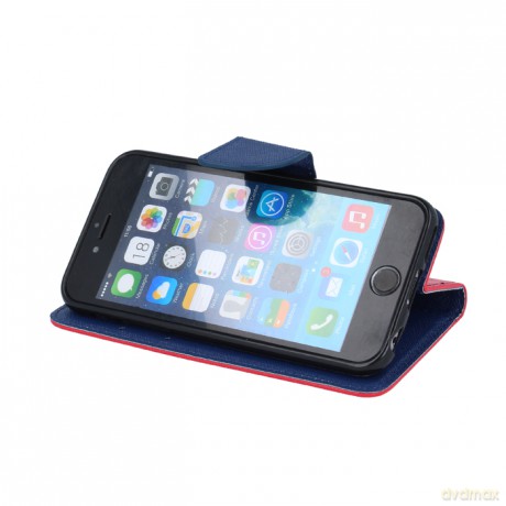 Etui Smart Fancy do Xiaomi Redmi Note 12s 4G czerwono-granatowe
