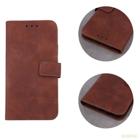 Etui Smart Velvet do Xiaomi Redmi Note 12s 4G brązowe