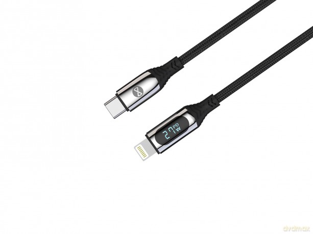 Forever kabel LCD USB-C - Lightning 1,0 m 27W czarny