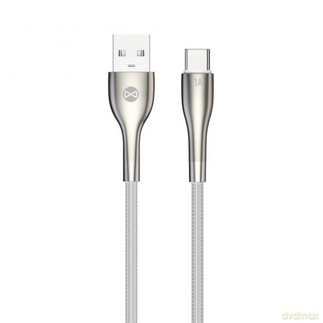 Forever kabel Sleek USB - USB-C 1,0 m 3A biały
