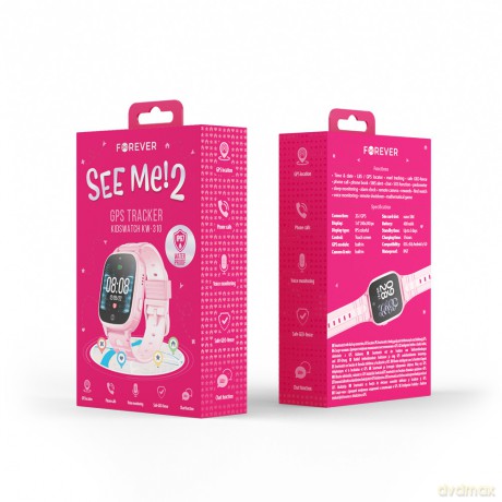 Forever Smartwatch GPS WiFi Kids See Me 2 KW-310 różowy