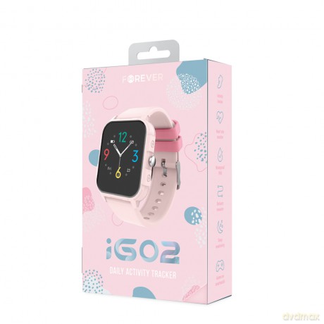 Forever smartwatch IGO 2 JW-150 różowy