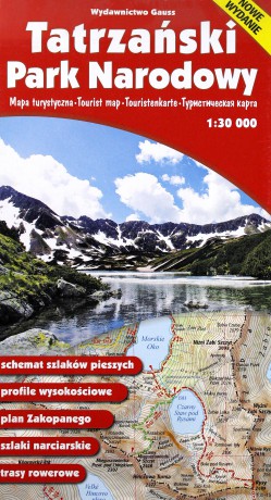 Tatrzański Park Narodowy. Mapa turystyczna 1:30 000 [KSIĄŻKA]