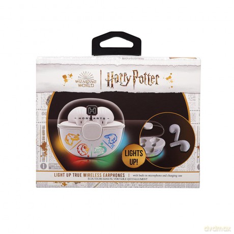 Harry Potter słuchawki bluetooth TWS Light-up Hogwarts