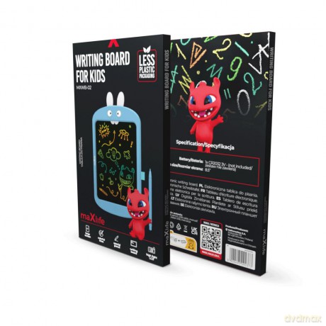 Maxlife dziecięca tablica do pisania MXWB-02 niebieska