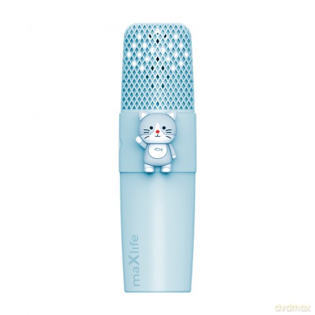 Maxlife mikrofon z głośnikiem Bluetooth Animal MXBM-500 niebieski