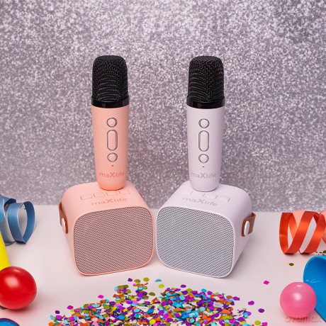 Maxlife zestaw karaoke Bluetooth MXKS-100 biały
