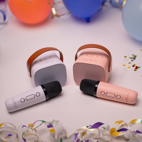 Maxlife zestaw karaoke Bluetooth MXKS-100 biały