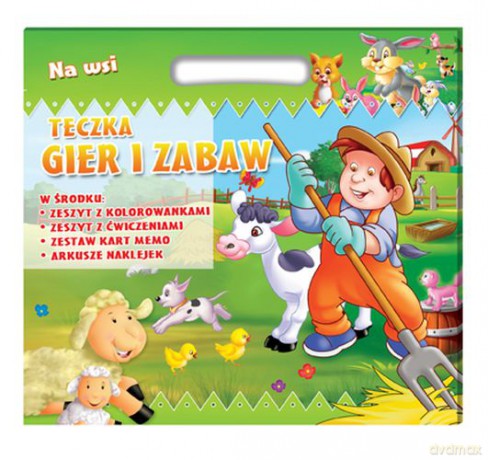 Teczka gier i zabaw. Na wsi [KSIĄŻKA]