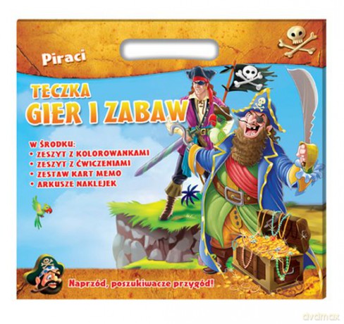 Teczka gier i zabaw. Piraci [KSIĄŻKA]