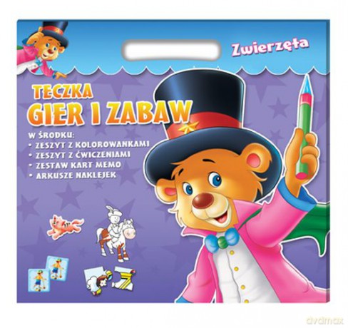 Teczka gier i zabaw. Zwierzęta [KSIĄŻKA]
