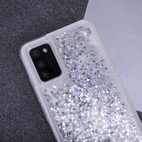 Nakładka Liquid Sparkle TPU do Xiaomi Redmi Note 8 Pro srebrna