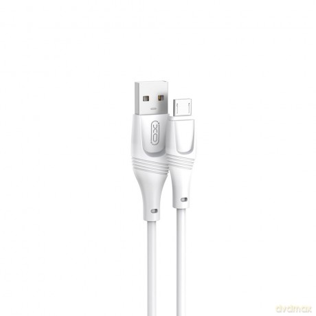 XO kabel NB238 USB - microUSB 1,0 m 2,4A biały