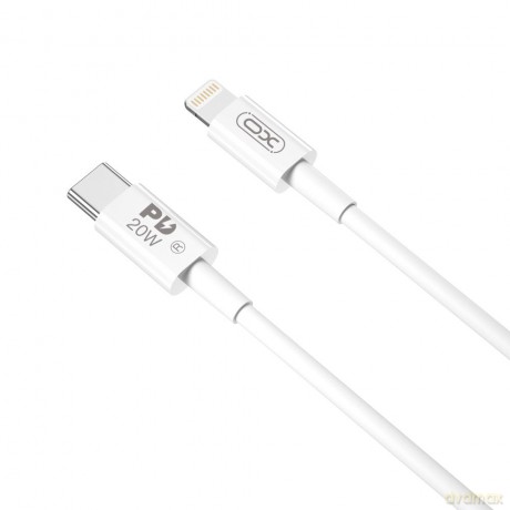 XO kabel NB-Q189B PD USB-C - Lightning 2,0m 20W biały