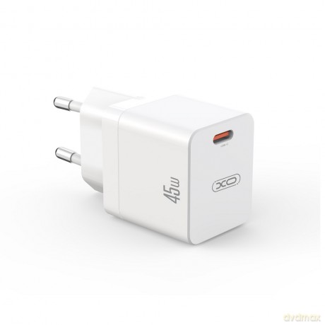 XO ładowarka sieciowa CE09 PD 45W 1x USB-C biała