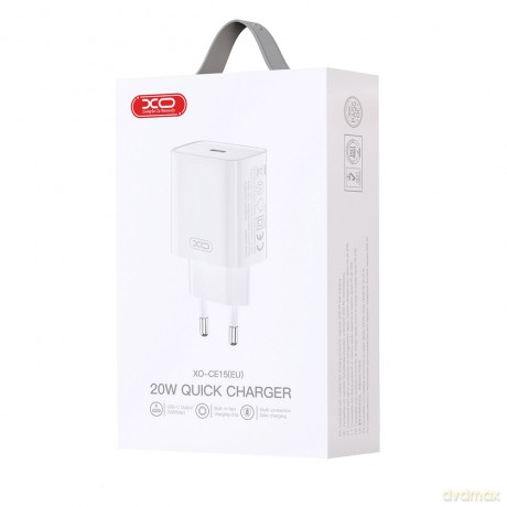XO ładowarka sieciowa CE15 PD 20W 1x USB-C biała