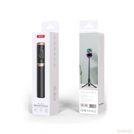 XO selfie stick Bluetooth tripod SS14 czarny 72cm