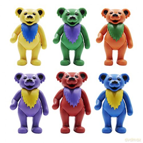 Grateful Dead: Grateful Dead- Dancing Bear (Stealie Red) Reaction Figure