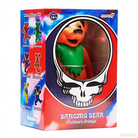 Grateful Dead: Grateful Dead - Dancing Bear (Ashbury Orange) Reaction Figure