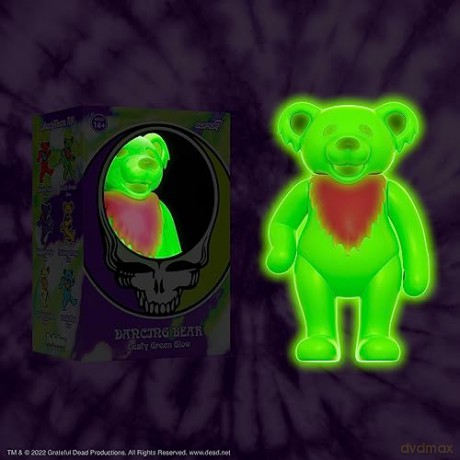 Grateful Dead: Grateful Dead - Dancing Bear Glow (Leafy Green) Reaction Figure