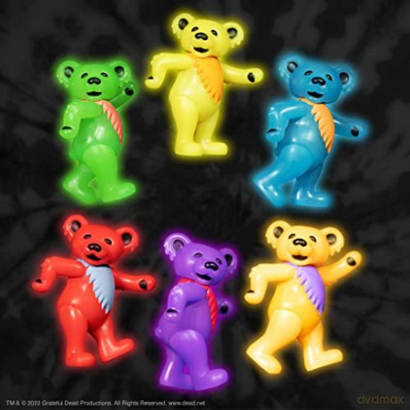 Grateful Dead: Grateful Dead - Dancing Bear Glow (Leafy Green) Reaction Figure