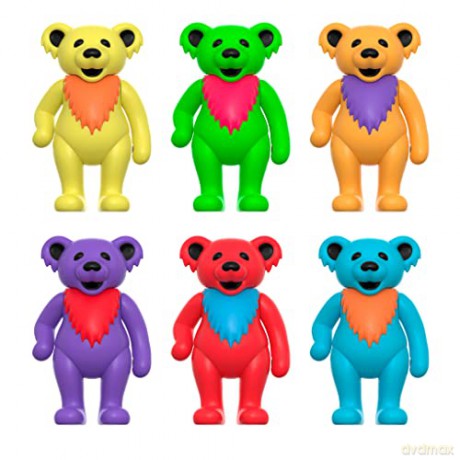 Grateful Dead: Grateful Dead - Dancing Bear Glow (Haight Purple) Reaction Figure