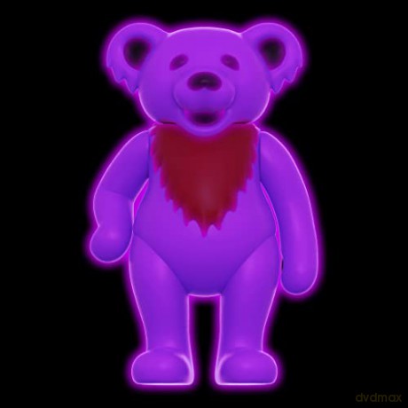 Grateful Dead: Grateful Dead - Dancing Bear Glow (Haight Purple) Reaction Figure