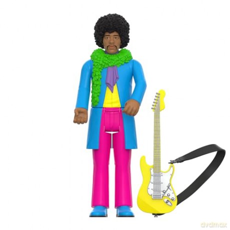 Jimi Hendrix: Jimi Hendrix Reaction Figures - Jimi Hendrix Blacklight (Are You Experienced)